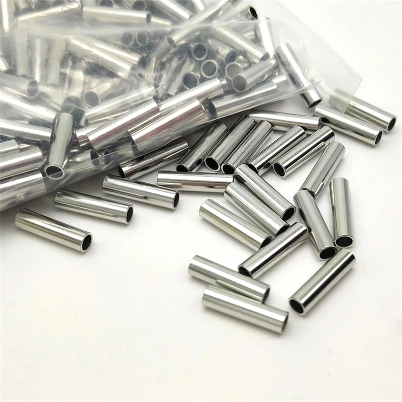 

1000pcs/pack Butt Splice Connectors Copper Tinned Splice Crimp Terminal Sleeve Cable Tube Sleeving Kits