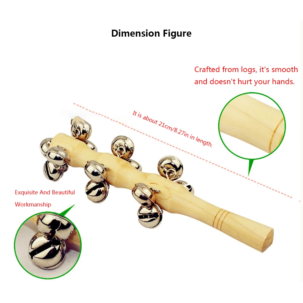 Детские деревянные погремушки ручной Колокольчик детские погремушки колокольчики Детские шейкер развивающие игрушки