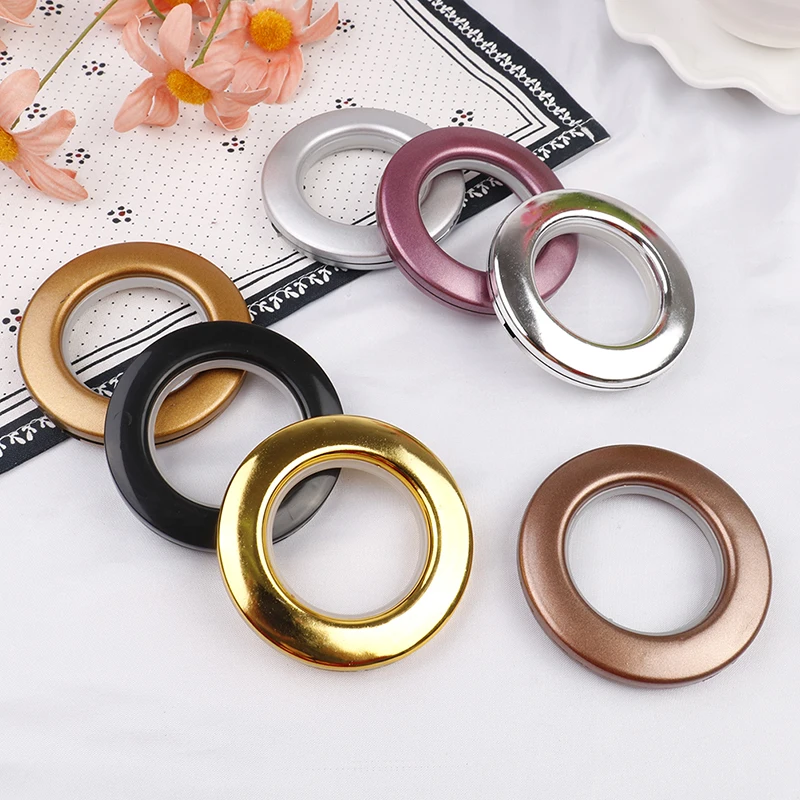 2PC/lot Plastic Rings Eyelets For Curtains Home Decoration Round Shape