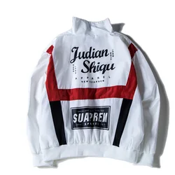 Zk Estilo Chino Marca Hip Hop Hombres / Mujeres Chaqueta de Cuello Patchwork Chaqueta Rompevientos Abrigos para Hombre Abrigo Streetwear Zk Estilo Chino Marca Hip Hop Hombres / Mujeres Chaqueta de Cuello Patchwork Chaqueta Rompevientos Abrigos para Hombre Abrigo Streetwear