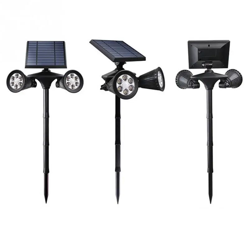 

Solar Sensor Spotlight Driveway Rotatable Double Head Garden Automatic Motion Sensor Light