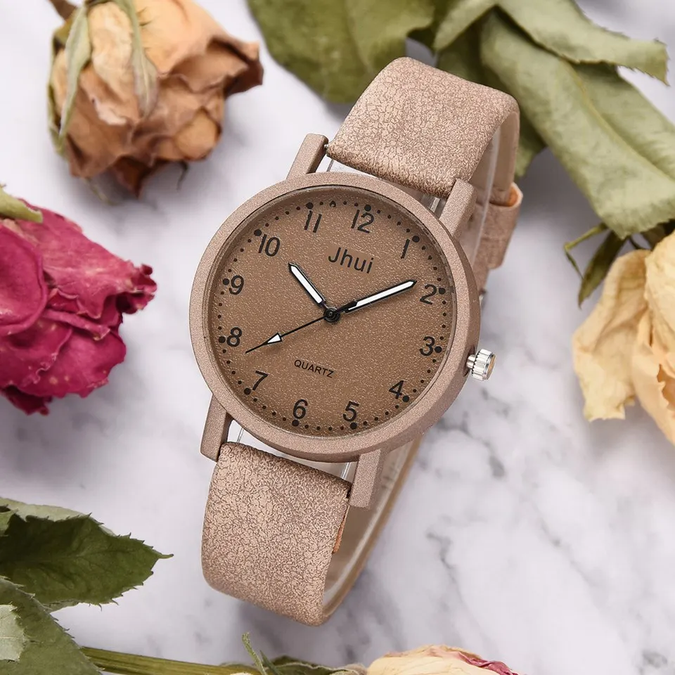 Лидирующий бренд женские часы модные кожаные Наручные часы женские часы Bayan Kol Saati Reloj Mujer