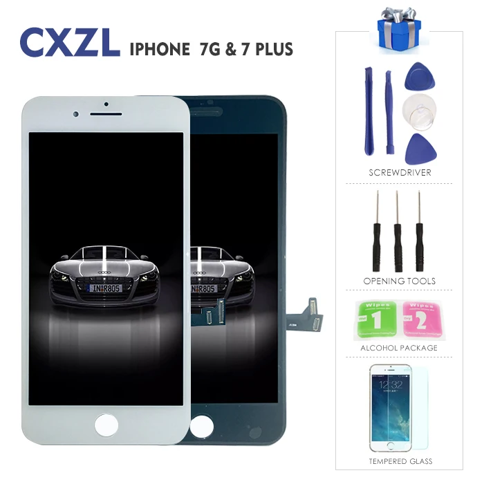 

Cxzl ecran For iPhone 7 7plus 8 8 plus LCD reemplazo de la screen display con 3D asamblea de pantalla táctil digitalizador