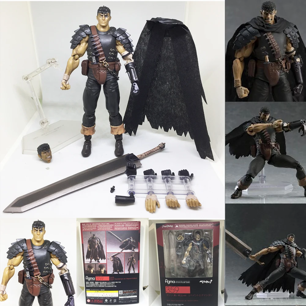 Berserk Figma 359 черные меч-фигурки игрушки | Игрушки и хобби