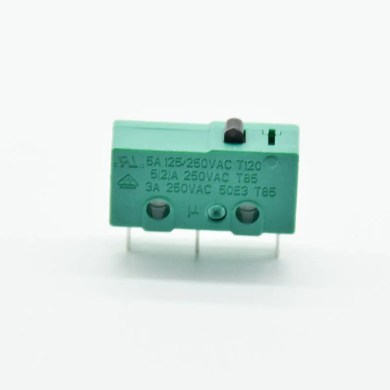 5 шт. концевой переключатель для 3d принтера 3 Pin N/O N/C микро концевой переключатель Аксессуары для 3d принтера зеленый концевой выключатель