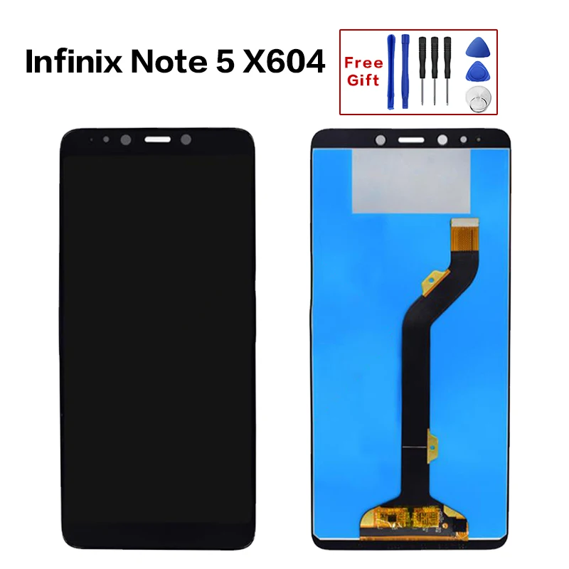Сменный ЖК-дисплей 6 0 ''infinix для Infinix Note 5 X604 сенсорный экран полная сборка