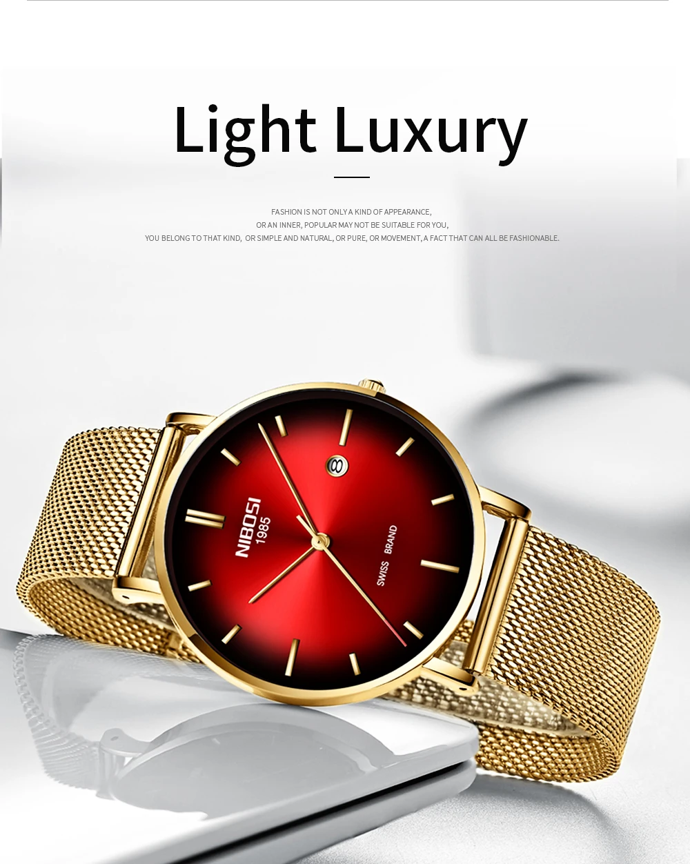NIBOSI Men And Women Watches Top Brand Luxury Unisex Watch Waterproof Classic Simple Quartz Wrist Watch Erkek Kol Saati Relogios (14)