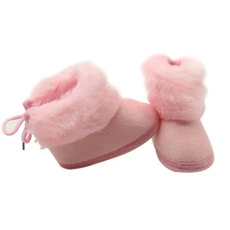 

Winter Newborn Infant Toddler Girls Boys Baby Kids First Walkers Shoes Booties Soft Soled Warm Crib Shoes
