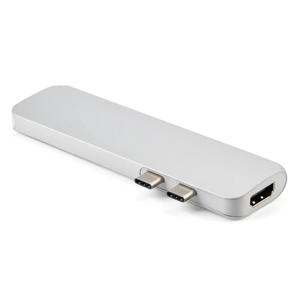 USB C Hub for MacBook Pro Thunderbolt 3 Type C Hub with SD/Micro SD Card Reader +HDMI+USB-C Charger PD typec USB-C Converters USB C Hub for MacBook Pro Thunderbolt 3 Type C Hub with SD/Micro SD Card Reader +HDMI+USB-C Charger PD typec USB-C Converters
