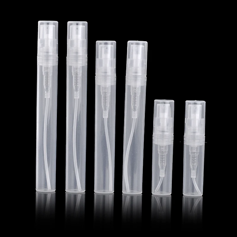 

Wholesale 100 Pieces/Lot 2ML 4ML 5ML Mini Portable Plastic Refillable Bottles Empty perfume bottle Plastic Spray