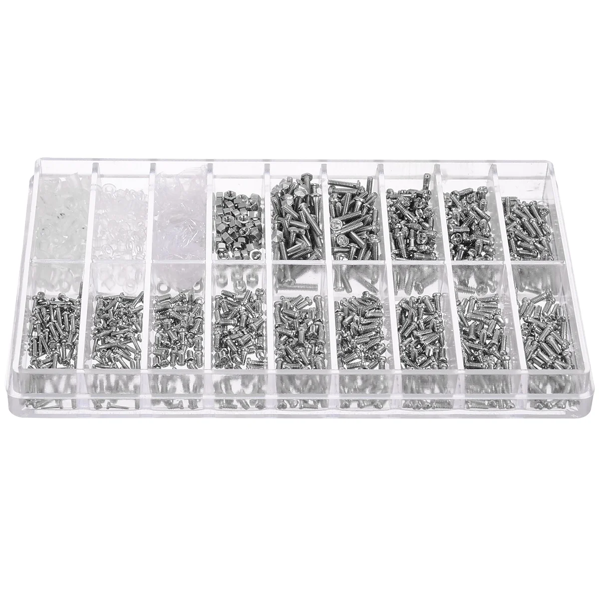 1000pcs Assorted Screws Screwdriver Set Stainless Steel Sunglasses Eye Glasses Repair Tools Kits
