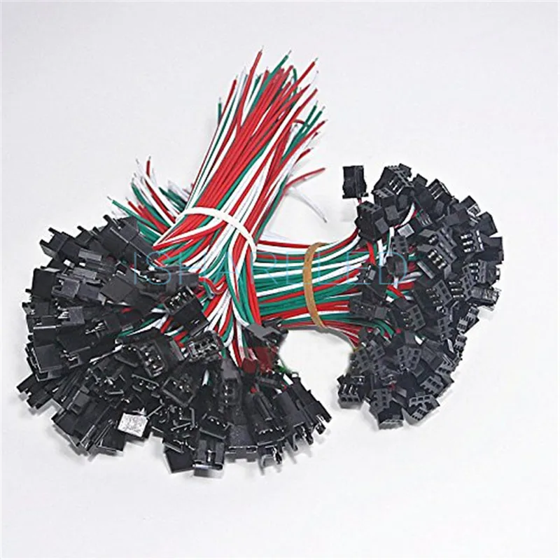Светодиодная лента 5 пар 3 контакта JST SM штепсельная Вилка для WS2812B WS2812 WS2811|led connector