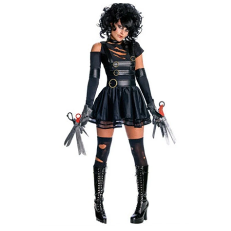 

Halloween 2018 new high quality female police ghost bride female gothic dress vampire play clothes stage party performance cloth