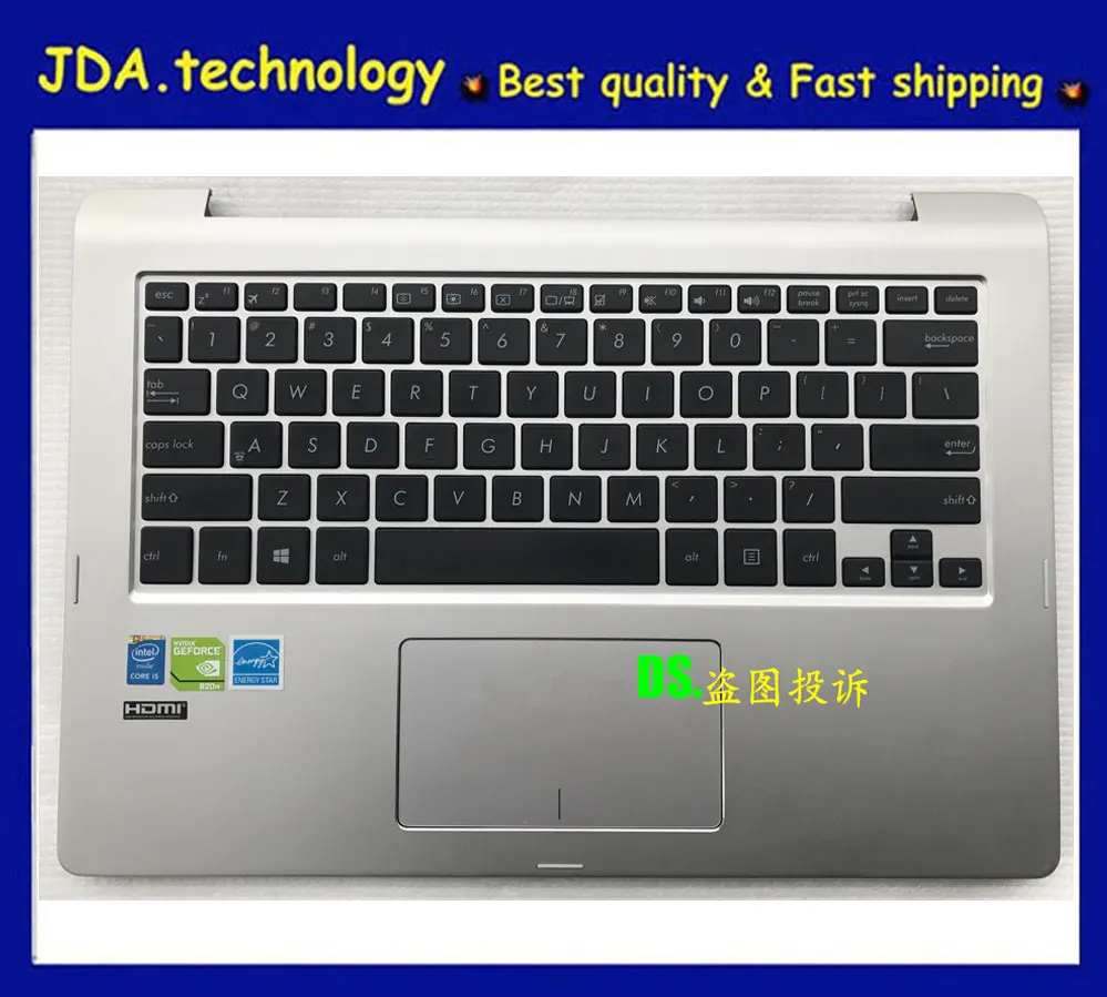 Wellendorff ориг Упор для рук Топ чехол для Asus TP300 TP300L TP300LA США клавиатура Упор для рук верхняя крышка тачпад