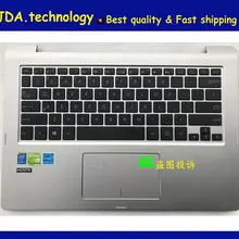 Wellendorff ориг Упор для рук Топ чехол для Asus TP300 TP300L TP300LA США клавиатура Упор для рук верхняя крышка тачпад