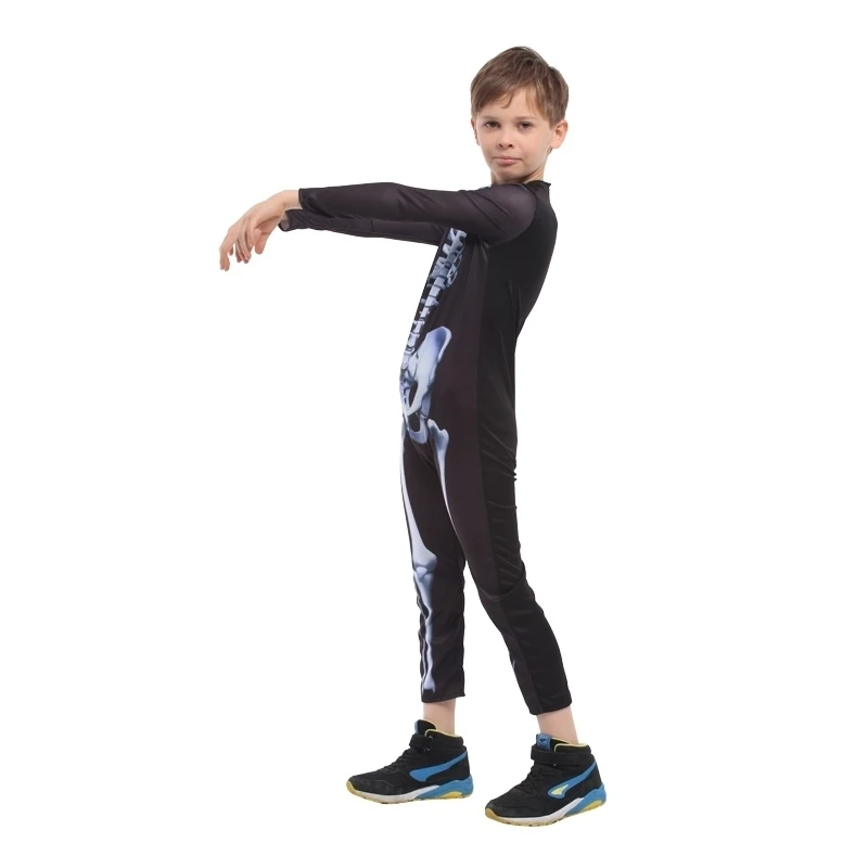 Costumes Carnival halloween skeleton costumes for kids boys boy kids girls child adult women party anime party fancy dress demon