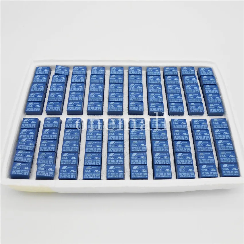 Relé de Alimentação Spdt tipo Pcb Pinos Songle v dc 100x Srd-05vdc-sl-c 5