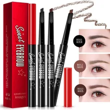 Водонепроницаемый карандаш для бровей тонкий корректор для бровей Макияж Косметический натуральный бровей Прочный идеальный гель для бровей