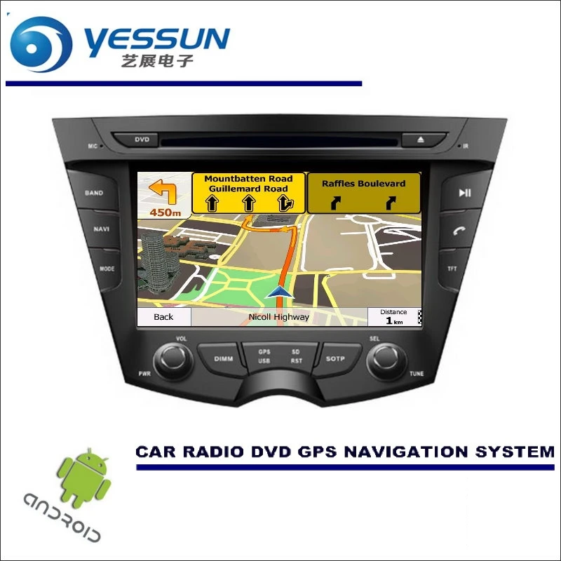 YESSUN Wince/Android Автомобильная Мультимедийная навигационная система для hyundai Veloster 2010~ 2013 CD DVD gps плеер Navi Радио стерео HD