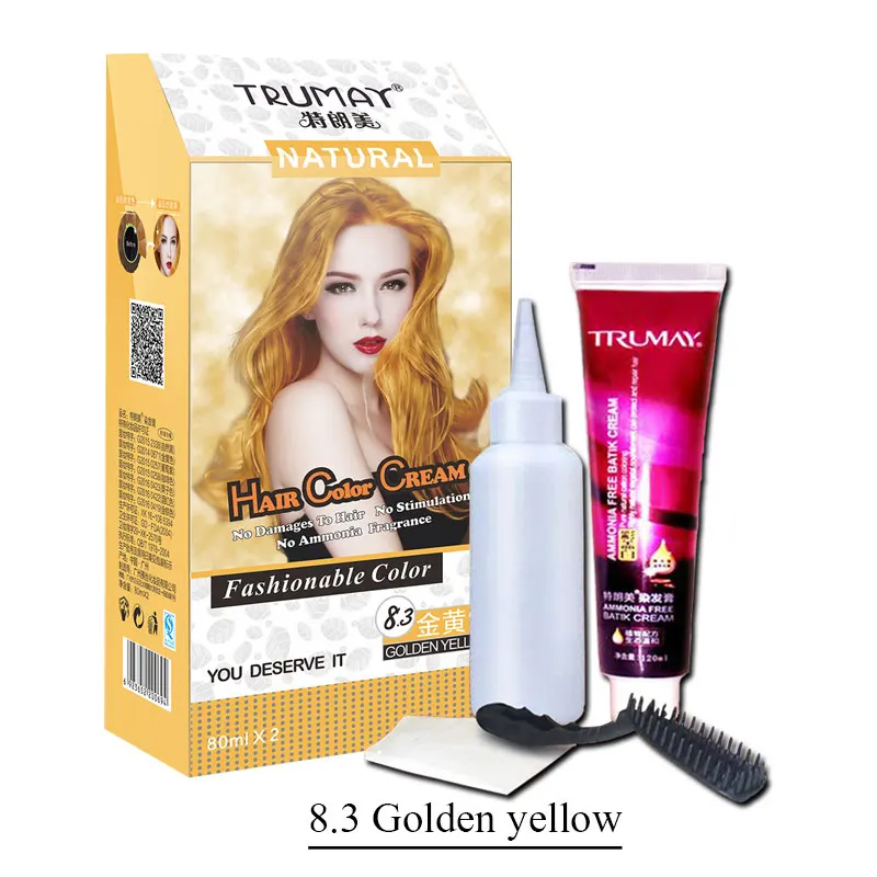 Us 1800000 Professionale Colore Dei Capelli Popolare Di Colore Giallo Dorato Vino Uva Viola Permanente Dei Capelli Crema Colorante Non Tossico Fai