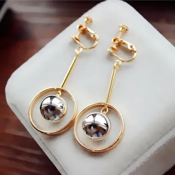 

wholesale Girl Jewelry Earring Ear clip acrylic Woman Newest Viennois Fashion Jewelry Triangle EarringsGenuine Selling Huge
