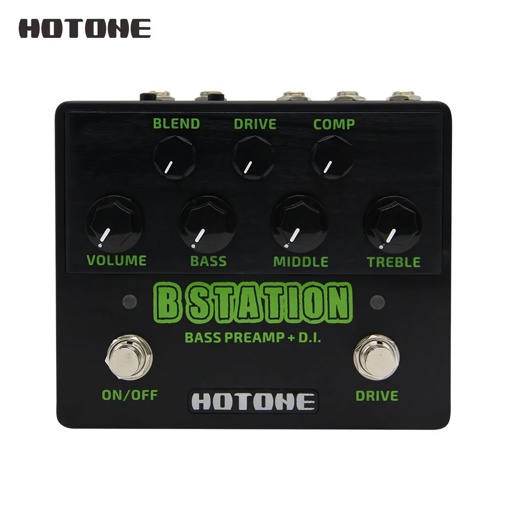 Басовые предусилители Hotone B Station и D.I. Педаль для гитарных эффектов с широким