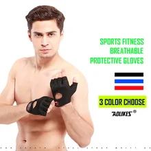 1 пара мужские и женские противоскользящие фитнес с половиной пальца перчатки спортивные дышащие тяжелая атлетика перчатки