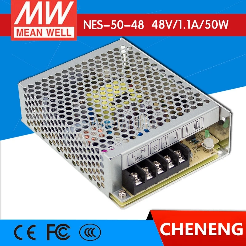 

MEAN WELL original NES-50-48 48V 1.1A meanwell NES-50 48V 52.8W Single Output Switching Power Supply