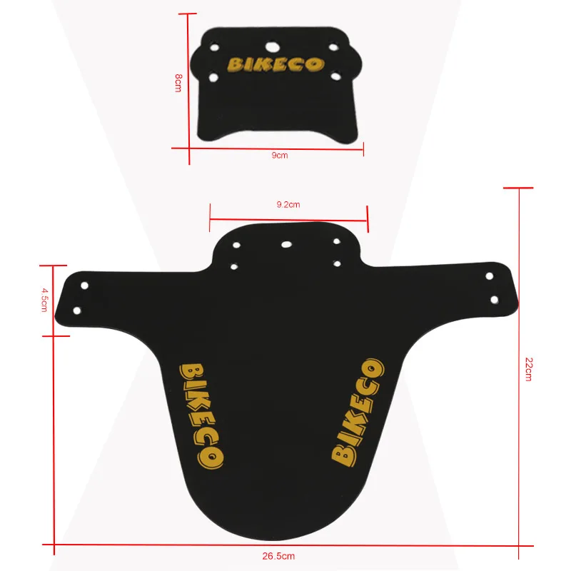 2 шт./лот, велосипедные крылья, покрышки, брызговики для седла, быстрая разборка, портативный велосипедный велосипед для передней вилки/заднего колеса