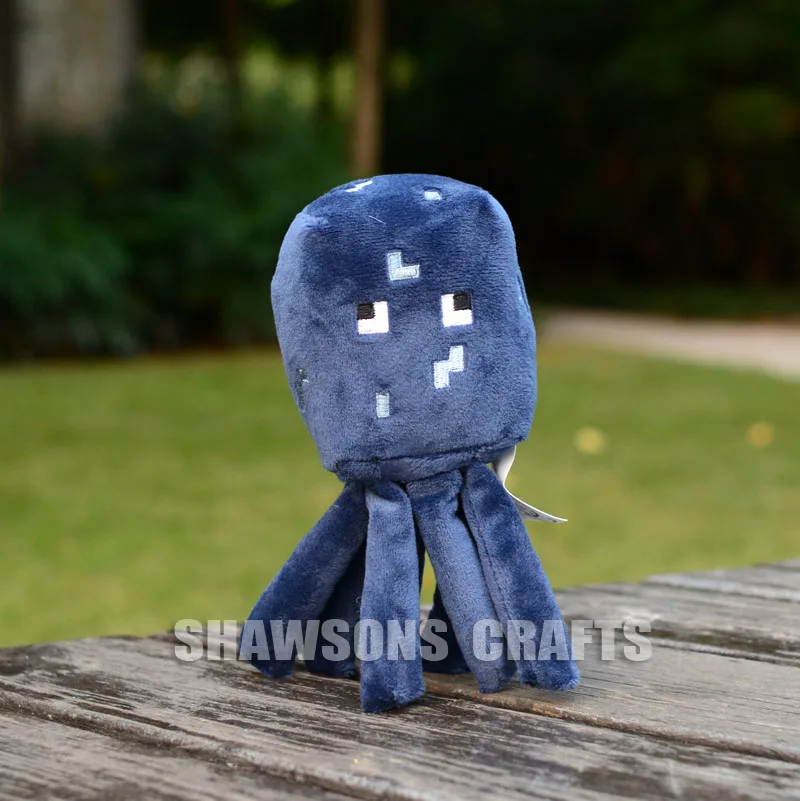 

MINECRAFT GAME CHARACTER PLUSH STUFFED TOYS 7" SQUID SOFT DOLL