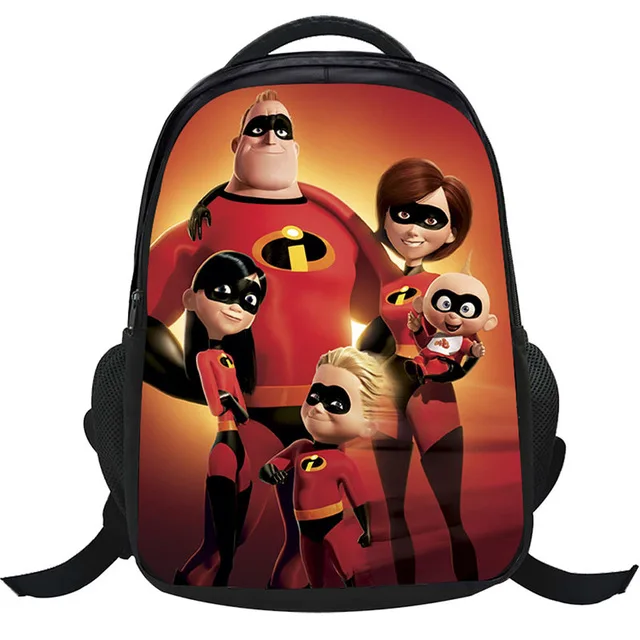 

2018 The Incredibles Children Bag School Bags Girls Cartoon Backpack Kids Character Fashion Schoolbag mochila escolar infantil