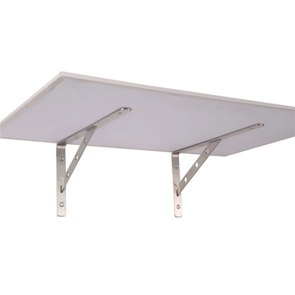 New !!!4packs Stainless Steel Shelf for Holder Bracket, Triangular Commodity Shelf, Wall Shelf, Shelf Supporting Frame New !!!4packs Stainless Steel Shelf for Holder Bracket, Triangular Commodity Shelf, Wall Shelf, Shelf Supporting Frame