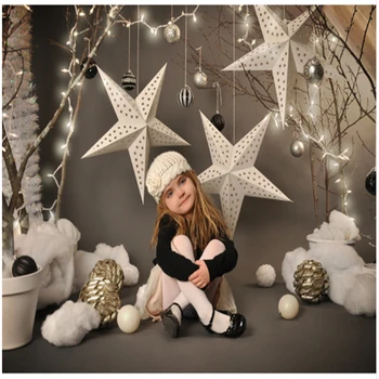 

Photography Backdrops Christmas star Computer Printed Customizd children Photo Christmas Backdrop for Photo Studio 5X7ft