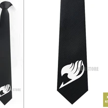 Аниме Сказочный хвост символ Мужской Жаккардовый тканый тонкий узкий галстук 2," 6 см Галстук Свадебная вечеринка галстук для жениха запонки LK040M