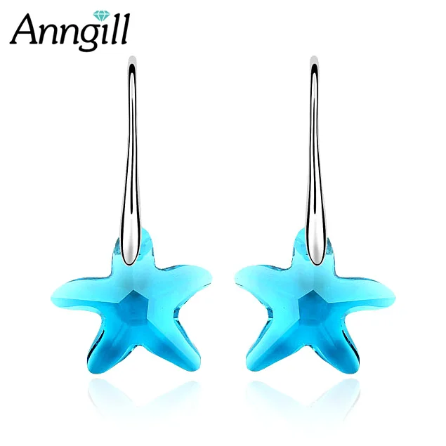 

Anngill Drop Earrings For Women Fashion Original Star Crystal From Swarovski Christmas Gift Party Jewelry Accessories