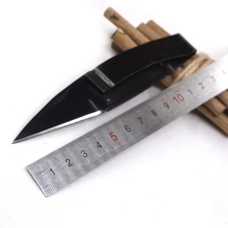 Wallet Folding Knife Tactical Hunting Pocket Knife 440C Blade Steel