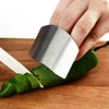 Accesorios de cocina protectores de dedos de acero inoxidable, herramientas de protección para dedos y cuchillos, utensilios de cocina seguros ► Foto 3/6