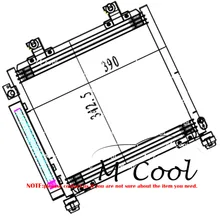 Высококачественный автомобильный радиатор кондиционера для автомобиля suzuki ignis 95310-78F00