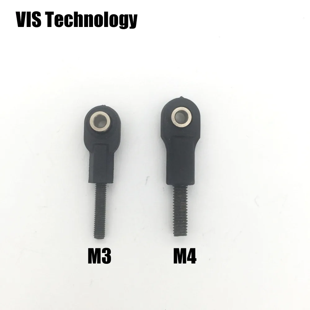 12Pcs Hole 3mm Thread M4 Joint bearing Tie Rod End for Kossel Detal Carbon Rod.