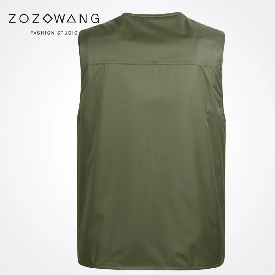 Zozowang new casual keep warm brushed winter V-Neck Single Breasted vest men plus size 3XL loose autumn winter waist coat men Zozowang new casual keep warm brushed winter V-Neck Single Breasted vest men plus size 3XL loose autumn winter waist coat men