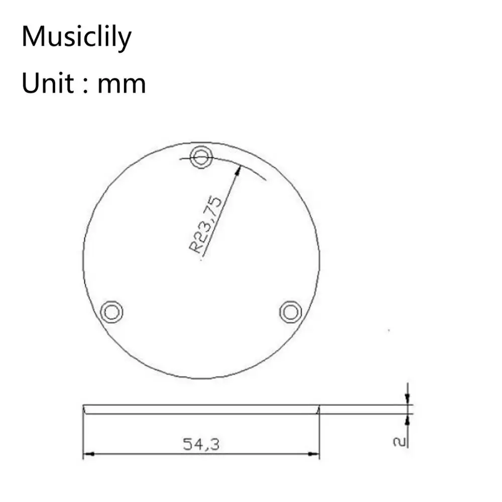 Накладка на заднюю панель и управления Musiclily Pro с левой рукой сделано в китае Epiphone