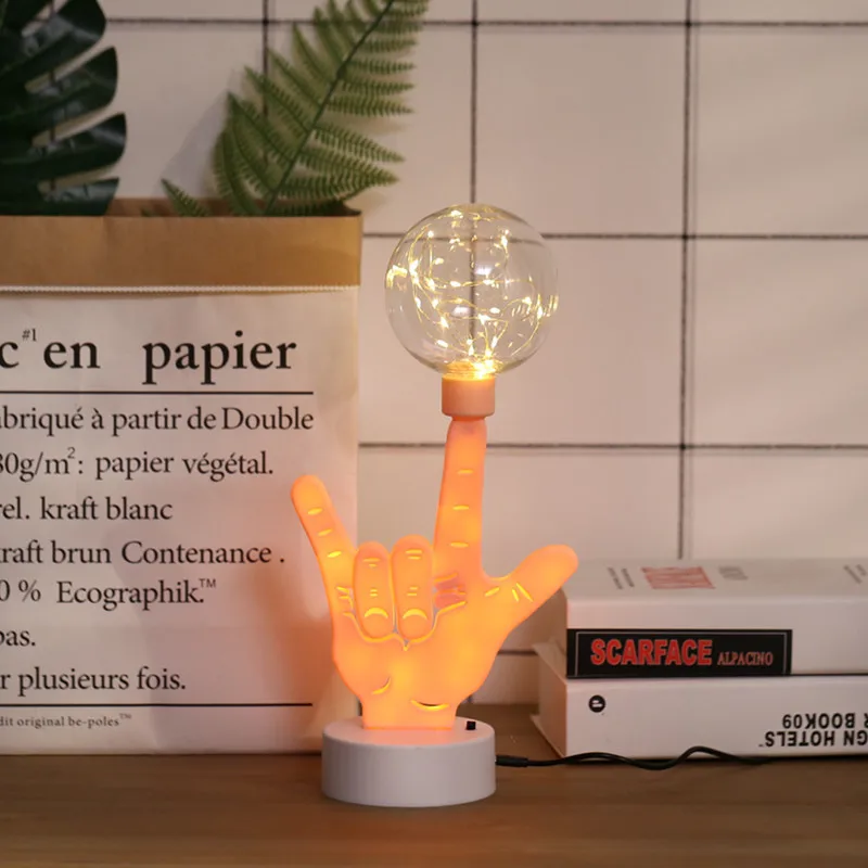 

Table Lamp USB charging LED Night Light Colors Changing Table Bedside Decoration Fixtures Home Lover Gift Valentine's Day
