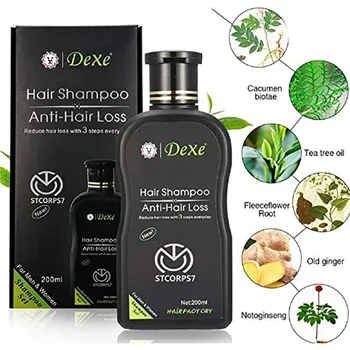 

200ml Herbal Hair Growth Product Anti-Hair Loss Shampoo Improve Hair Quality Natural Herbal Extract Shampoo