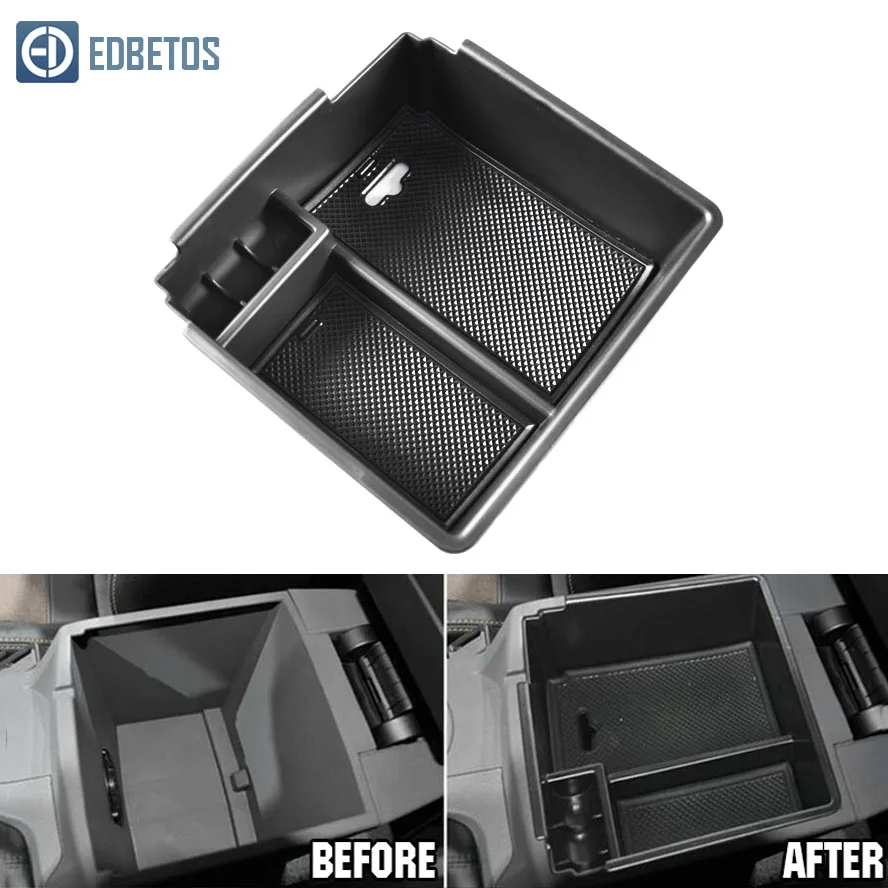 

Armrest Box for Ford RANGER 2011- 2017 2018 2019 Extended Wildtrak Console Container Holder Tray Car Organizer Accessories