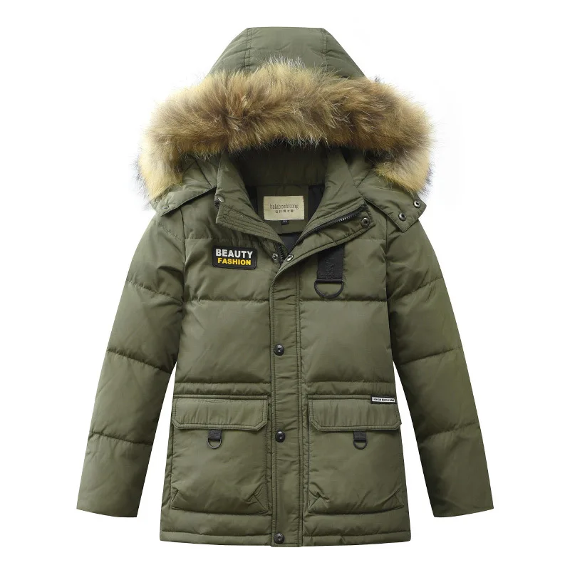 Пуховик зимний для мальчиков на возраст от 20 до 30 градусов|winter down jacket boy|winter