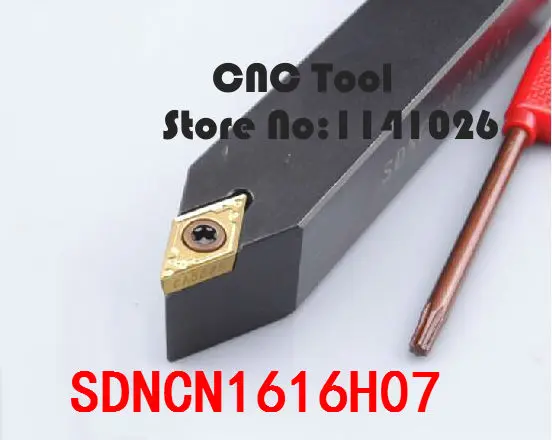 

SDNCN1616H07 16*16mm Metal Lathe Cutting Tools Lathe Machine CNC Turning Tools External Turning Tool Holder S-Type SDNCN