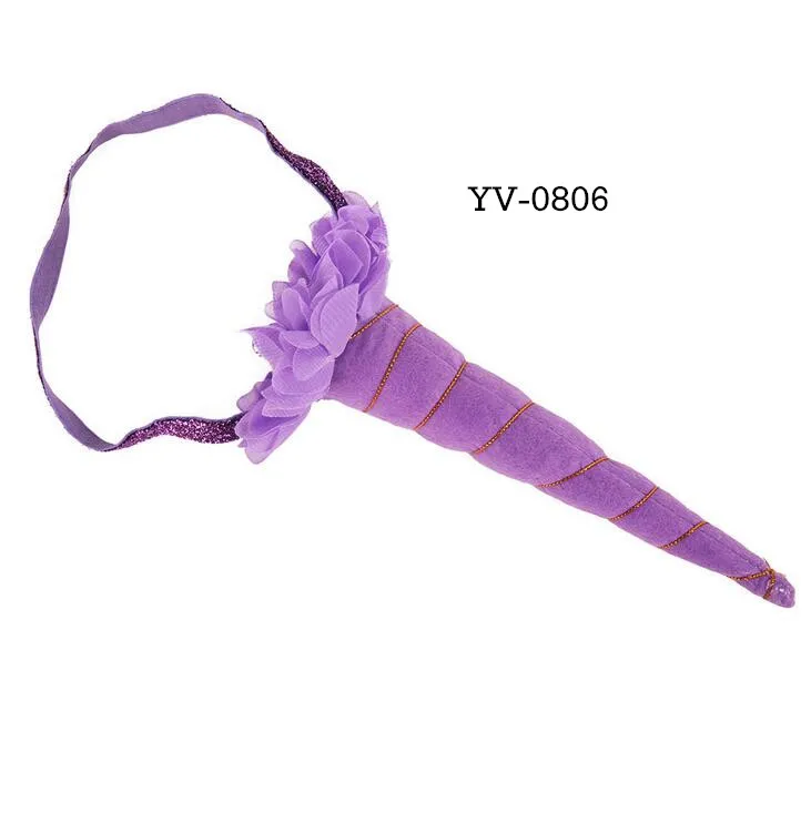 unicorn horns elastic headband5