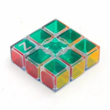 Zcube прозрачный 1x3x3 скоростной волшебный кубик-головоломка кубик для игры Обучающие игрушки для детей