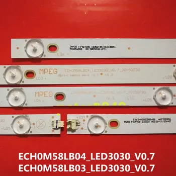 

led bar light for TCL D58A620U LED backlight ECH0M58LB03 ECH0M58LB04_LED3030 4658CL003 4658CL004 1set=14pcs