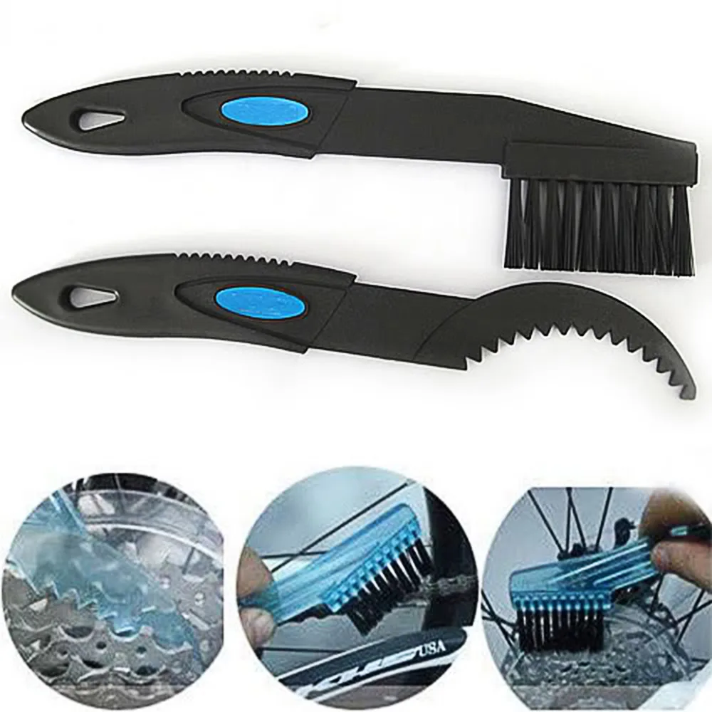

Bicycle chain cleaner cleaning tool brush sprocket scraper set
